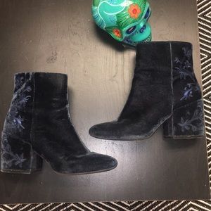 Velvet Booties